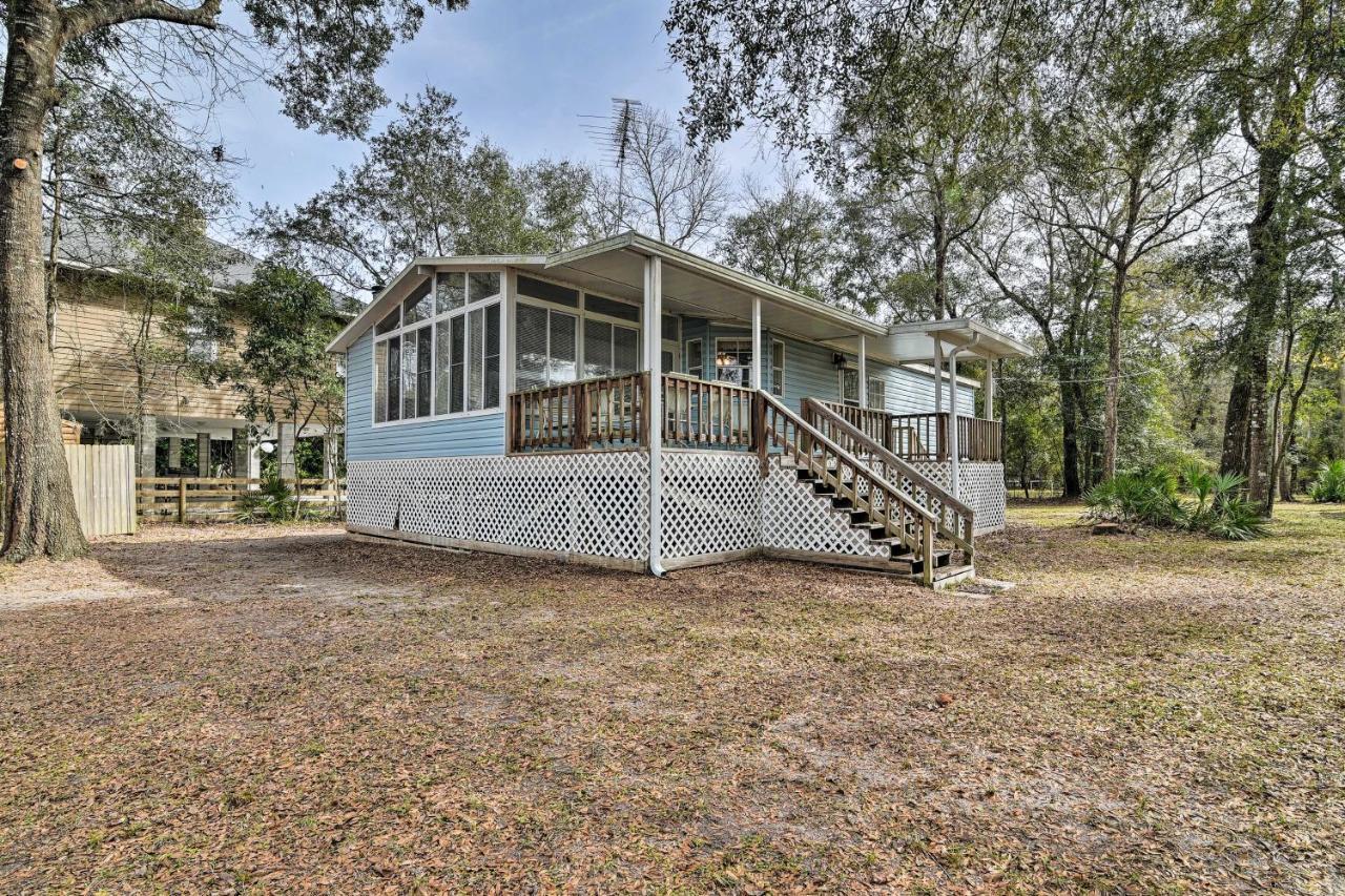 Fishing Paradise With Deck On Suwannee River Branford Bagian luar foto